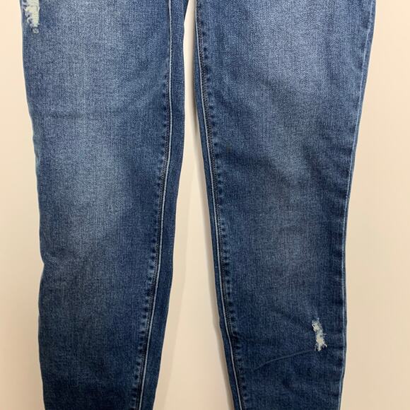 Spanx High Rise Distressed Denim Leggings Womens Small - Picture 4 of 13